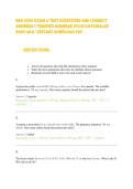 NSG 3500 EXAM 4 TEST QUESTIOINS AND CORRECT  ANSWERS &lpar; VERIFIED ANSWERS &rpar;PLUS RATIONALES  2026 Q&A INSTANT DOWNLOAD PDF 