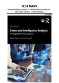 Crime and Intelligence Analysis Test Bank 2nd Edition &vert; Grana & Windell