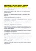 MASSACHUSETTS PESTICIDE UPDATED 2026 EXAM SCRIPT QUESTIONS AND SOLUTIONS SCORED