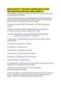 MASSACHUSETTS PESTICIDE COMPREHENSIVE EXAM 2026 QUESTIONS AND SOLUTIONS SCORED