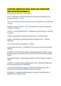 AVIATION ORDNANCE FINAL EXAM 2026 QUESTIONS AND SOLUTIONS SCORED