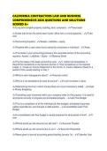 CALIFORNIA CONTRACTORS LAW AND BUSINESS COMPREHENSIVE 2026 QUESTIONS AND SOLUTIONS SCORED A&period;pdf  1&period;