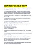 INDIANA NOTARY PUBLIC UPDATED 2026 EXAM SCRIPT QUESTIONS AND SOLUTIONS SCORED