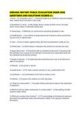 INDIANA NOTARY PUBLIC EVALUATION EXAM 2026 QUESTIONS AND SOLUTIONS SCORED