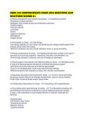 NURS 344 COMPREHENSIVE EXAM 2026 QUESTIONS AND SOLUTIONS SCORED