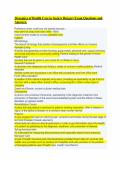 Dynamics of Health Care in Society Rutgers Exam Questions and Answers&period;