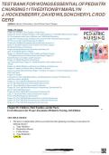 TEST BANK For Wong&rsquo;s Essentials of Pediatric Nursing&comma; 11th Edition by Marilyn Hockenberry&comma; Cheryl Rodgers&comma; Verified Chapters 1 - 31&comma; Complete 2026