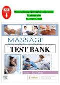 Test Bank - Massage Therapy-Principles and Practice&comma; 7th Edition &lpar;Salvo&comma; 2023&rpar;&comma; Chapter 1-30 &vert; All Chapters