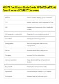 NR 571  Bundled Exam Questions WITH  CORRECT Answers