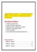 NUR417-NUR 417 EXAM 1&comma; 2&comma; 3 & FINAL EXAM Care of Adult II at Concordia&comma; St&period; Paul &lpar;Actual Questions and Answers&rpar;&period;pdf