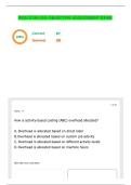 WGU D196 &vert;OA &vert;OBJECTIVE ASSESSMENT&vert; EXAM QUESTIONS AND ANSWERS &vert; LATEST UPDATE &vert; GRADED A