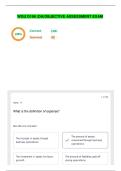 WGU D196 &vert;OA &vert;OBJECTIVE ASSESSMENT &vert;EXAM QUESTIONS AND ANSWERS &vert; FULLY SOLVED
