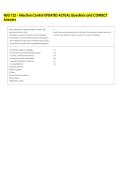 NSG 122 - Infection Control UPDATED ACTUAL Questions and CORRECT  Answers 