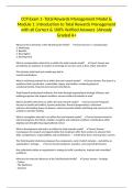 CCP Exam 1- Total Rewards Management Model & Module 1&colon; Introduction to Total Rewards Management with all Correct & 100&percnt; Verified Answers &vert;Already Graded A&plus;