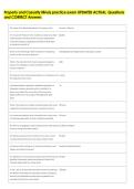 Property and Casualty Illinois practice exam UPDATED ACTUAL  Questions  and CORRECT Answers 