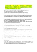COMPLEX HEALTH NR341 PRACTICE QUESTIONS TEST 1 QUESTIONS WITH CORRECT ANSWERS 2025