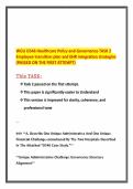 WGU D546 Healthcare Policy and Governance TASK 2 Employee transition plan and EHR integration strategies &lpar;PASSED ON THE FIRST ATTEMPT&rpar;&period;pdf