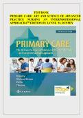 TEST BANK FOR PRIMARY CARE&colon; ART AND SCIENCE OF ADVANCED PRACTICE NURSING AN INTERPROFESSIONAL               APPROACH 6TH EDITION BY LYNNE  M&period; DUNPHY