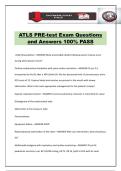 ATLS PRE-test Exam Questions and Answers 100&percnt; PASS
