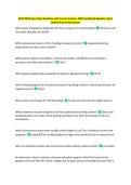 WGU D023 class Exam Questions with Correct Answers 100&percnt; Verified By Experts&vert; Latest  Update