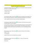 Package-&colon;&colon;WGU D023 Exams with CORRECT Answers&vert; LATEST