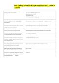 FDIC TE Prep UPDATED ACTUAL Questions and CORRECT  Answers 