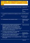 NIFA RNFA - OR FUNDAMENTALS QUESTIONS & ELABORATED CORRECT ANSWERS PASSED 100&percnt;