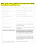 FDIC TE - Section 1&period;1 Basic Examination Concepts and Guidelines UPDATED  ACTUAL Questions and CORRECT Answers