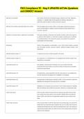 FDIC Compliance TE - Reg E UPDATED ACTUAL Questions  and CORRECT Answers
