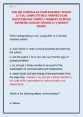HESI MID CURRICULAR EXAM 2026 MOST RECENT  ACTUAL COMPLETE REAL VERIFIED EXAM  QUESTIONS AND CORRECT ANSWERS &lpar;VERIFIED  ANSWERS&rpar; ALREADY GRADED A&plus; &vert;&vert; NEWEST  EXAM&excl;&excl;&excl;