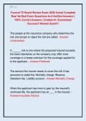 Funeral TX Board Review Exam 2026 Actual Complete  Real Verified Exam Questions And Verified Answers &vert;  100&percnt; Correct Answers &vert; Graded A&plus; Guaranteed  Success&excl;&excl; Newest Exam&excl;&excl;&excl; 