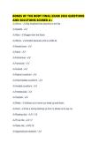 BONES OF THE BODY FINAL EXAM 2026 QUESTIONS AND SOLUTIONS SCORED