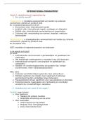 Samenvatting Internationaal Management handelswetenschappen KULeuven Campus Brussel