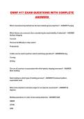 ENMF 417 EXAM QUESTIONS WITH COMPLETE ANSWERS 