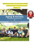 TEST BANK Aging and Society A Canadian Perspectives 9th Edition by Mark Novak&comma; Herbert C&period; Northcott&comma; Karen Kobayashi All Chapters 1 - 20