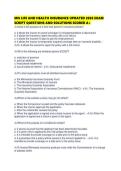 MN LIFE AND HEALTH INSURANCE UPDATED 2026 EXAM SCRIPT QUESTIONS AND SOLUTIONS