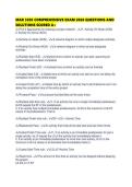 MAR 3203 COMPREHENSIVE EXAM 2026 QUESTIONS AND SOLUTIONS SCORED