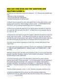 MAR 3203 CORE EXAM 2026 TEST QUESTIONS AND SOLUTIONS SCORED