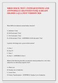 MRSO MOCK TEST 1 WITH QUESTIONS AND  ANSWERS&vert;&vert; GUARANTEED PASS&vert;&vert; ALREADY  GRADED A&plus;&vert;&vert; LATEST VERSION 2026 