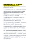 IOWA DENTAL BOARD LATEST 2026 TEST PAPER QUESTIONS AND SOLUTIONS SCORED 
