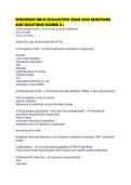 WISCONSIN MPJE EVALUATION EXAM 2026 QUESTIONS AND SOLUTIONS SCORED