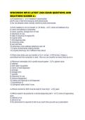 WISCONSIN MPJE LATEST 2026 EXAM QUESTIONS AND SOLUTIONS SCORED
