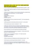 WISCONSIN MPJE LATEST 2026 TEST PAPER QUESTIONS AND SOLUTIONS SCORED