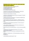 WISCONSIN MPJE STUDY GUIDE 2026 EXAM QUESTIONS AND SOLUTIONS SCORED
