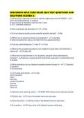 WISCONSIN MPJE CORE EXAM 2026 TEST QUESTIONS AND SOLUTIONS SCORED