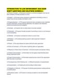 INTRODUCTION TO LAW ENFORCEMENT 2026 EXAM SCRIPT QUESTIONS AND SOLUTIONS