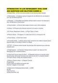 INTRODUCTION TO LAW ENFORCEMENT FINAL EXAM 2026 QUESTIONS AND SOLUTIONS SCORED