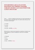 D270 MIDTERM GARCIA EXAM WITH  QUESTIONS AND VERIFIED ANSWERS&vert;&vert;  ALREADY GRADED A&plus;&vert;&vert; GUARANTEED PASS&vert;&vert;  LATEST UPDATE 2026
