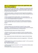 CEM 142 COMPREHENSIVE EXAM 2026 QUESTIONS AND SOLUTIONS SCORED