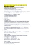 CEM 142 EVALUATION EXAM 2026 QUESTIONS AND SOLUTIONS SCORED